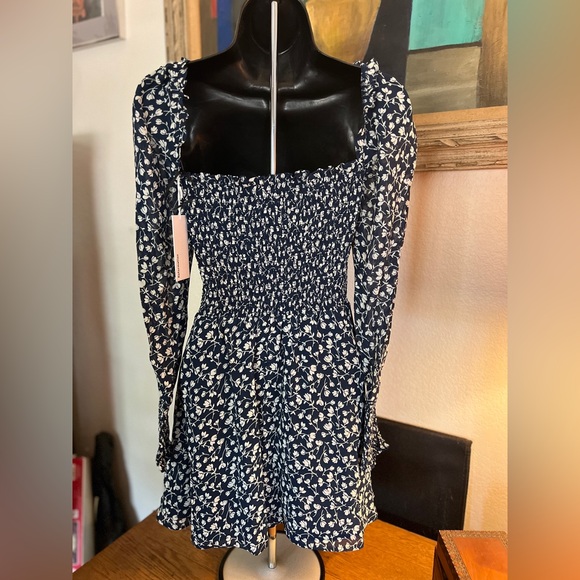 NWT Reformation navy and white dress - Picture 6 of 8